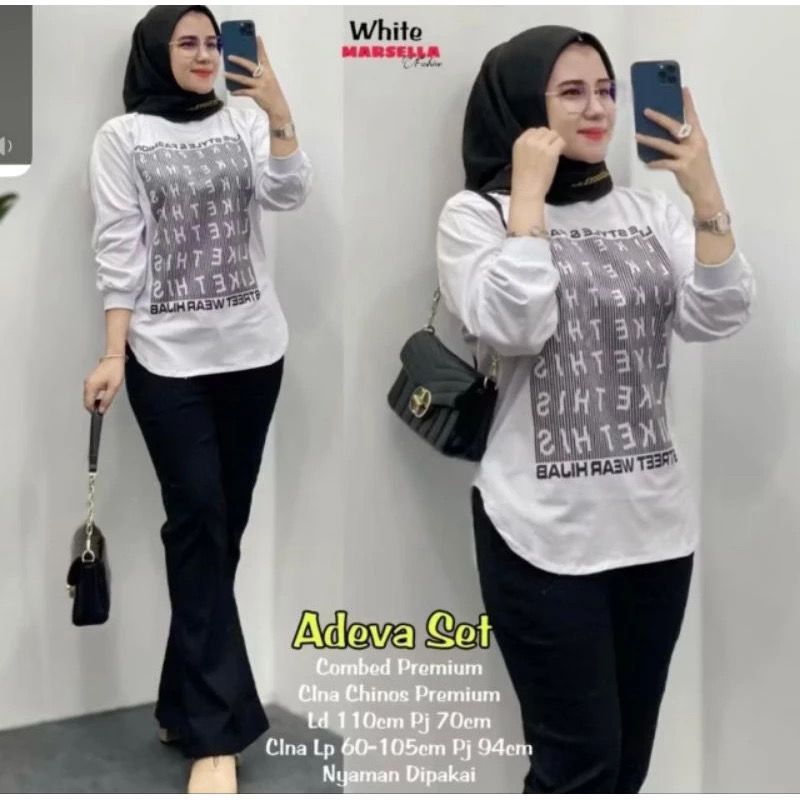 RB1 ONE SET CELANA CHINOS MIX COMBED 20s / LIKA SET / LIKA SET2 / ADEVA SET