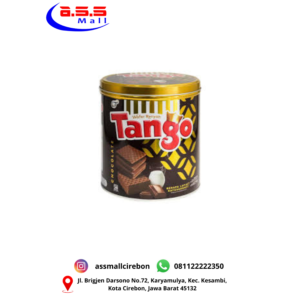 

Wafer Tango Coklat kaleng 270g