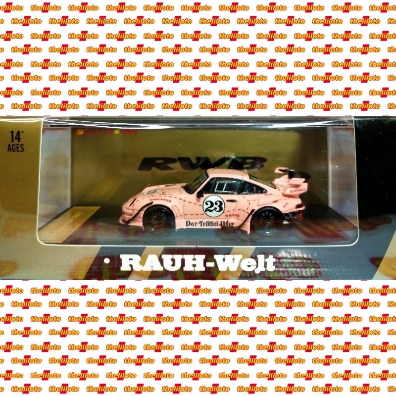 STAR MODEL RWB 993 PINK PIG PORSCHE 23 1:64 RAUH WELT BEGRIFF