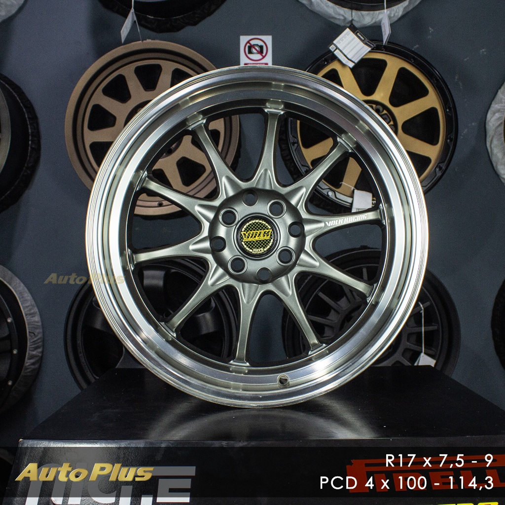 VELG MOBIL RING 17 REP VOLK RAYS CE 28 RETRO MATTE GM