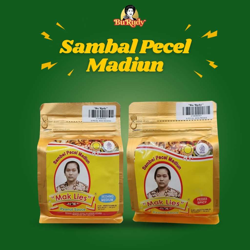 

Bumbu Pecel Mak Lies Asli Madiun 250gr