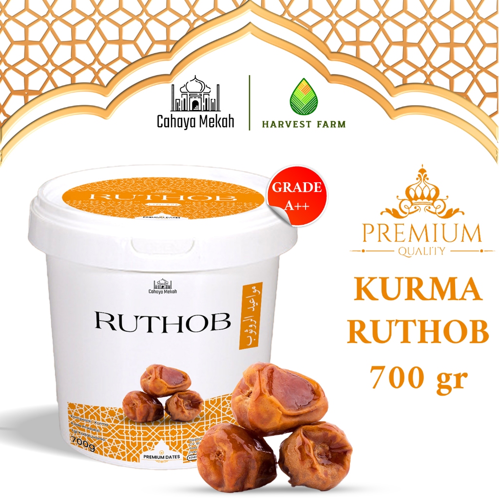 

Cahaya Mekah Kurma Ruthob 700gr Ember