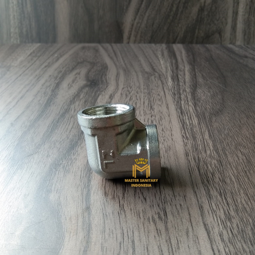 KNEE Drat Dalam STAINLESS 1/2 Inch