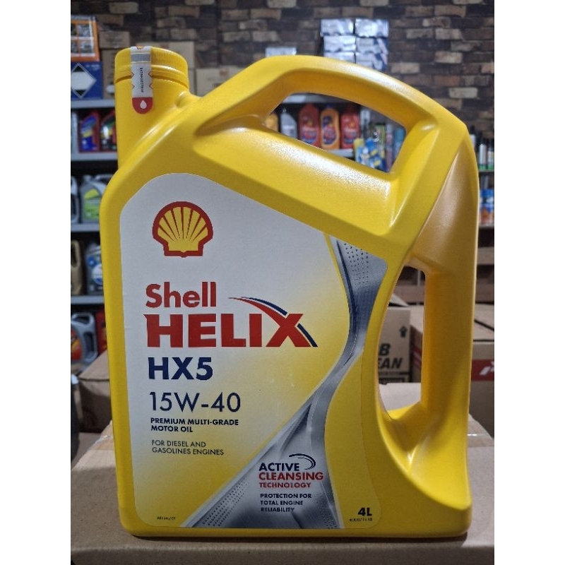 SHELL HELIX HX5 ,15W-40 4LITER ORIGINAL
