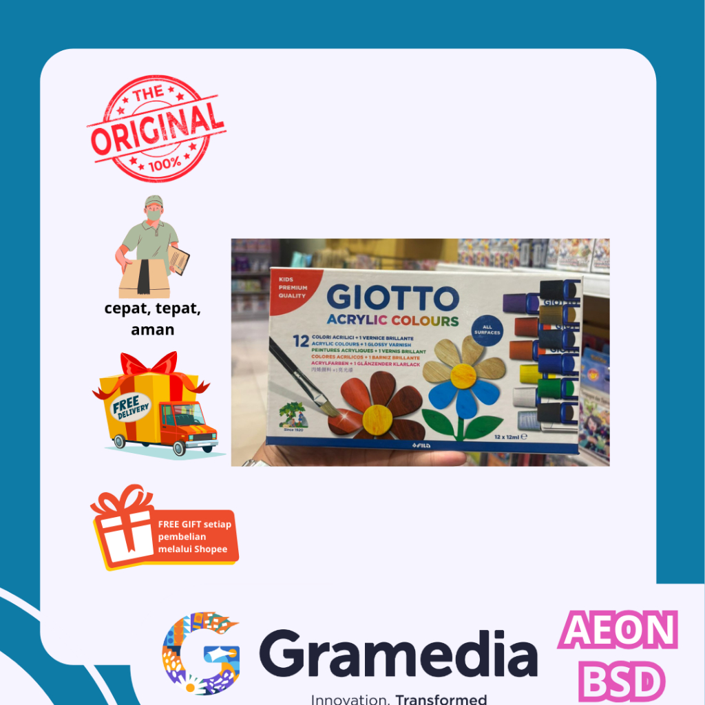 

GRAMEDIA BSD CITY - Gioto Acrylic Colours 12