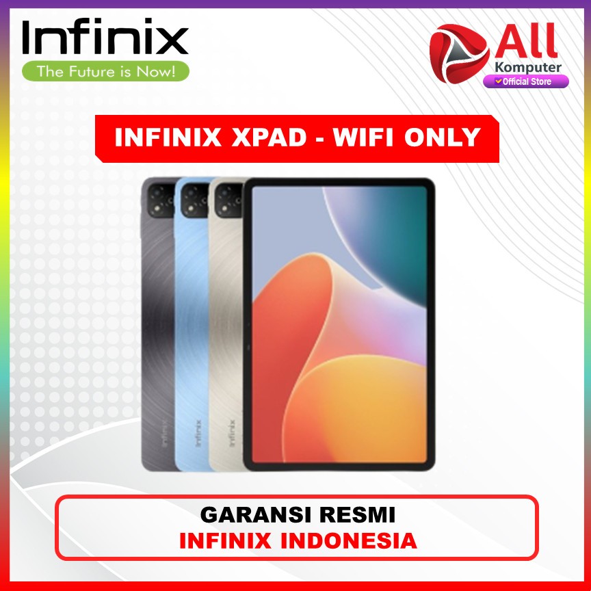 INFINIX XPAD 4G LTE RAM 4GB INTERNAL 256GB GARANSI RESMI INFINIX