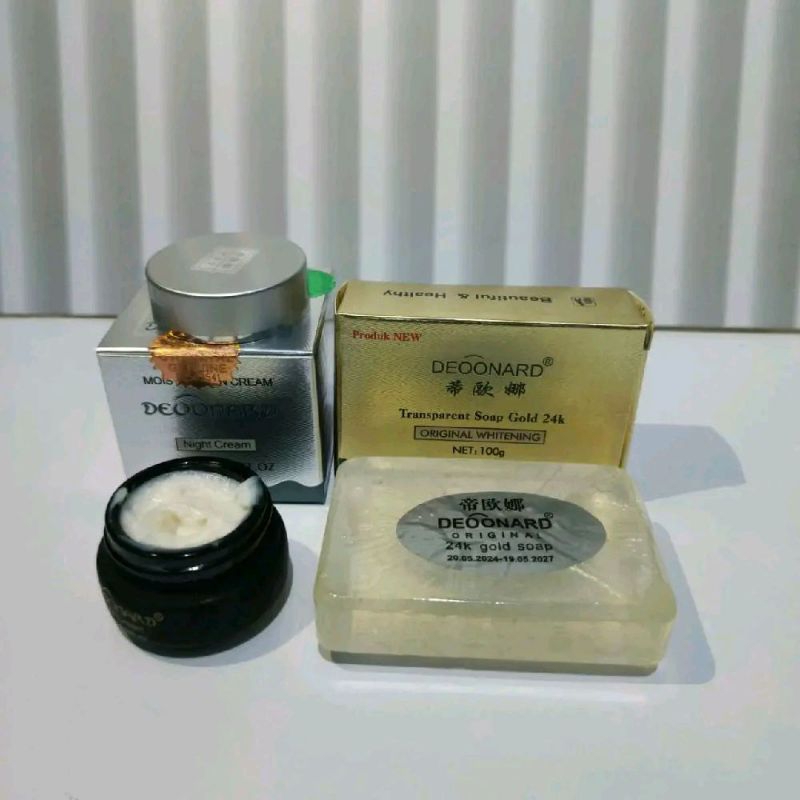 CREAM DEOONARD GOLD MALAM + SABUN DEOONARD ORIGINAL