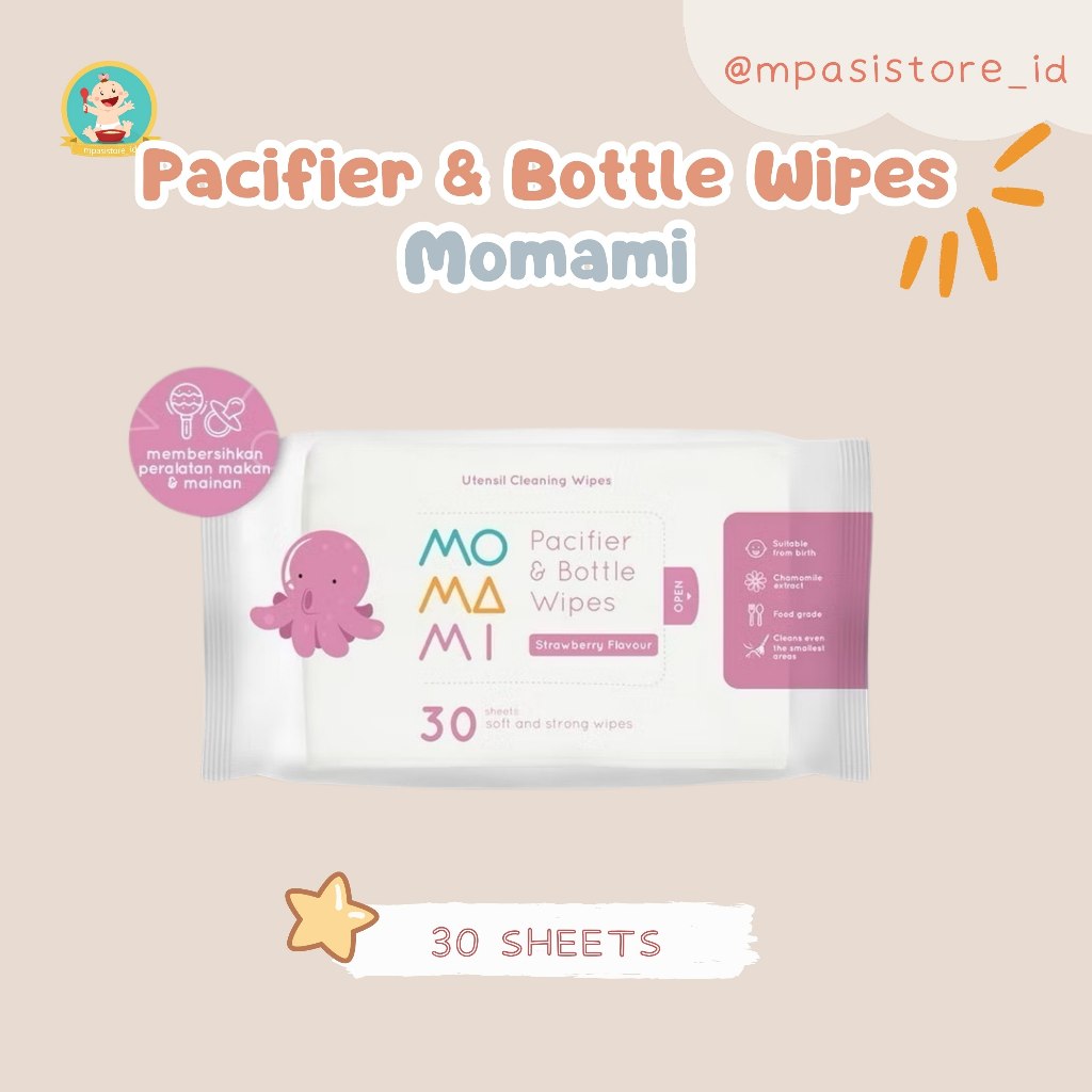 Momami Baby Pacifier & Bottle Wipes