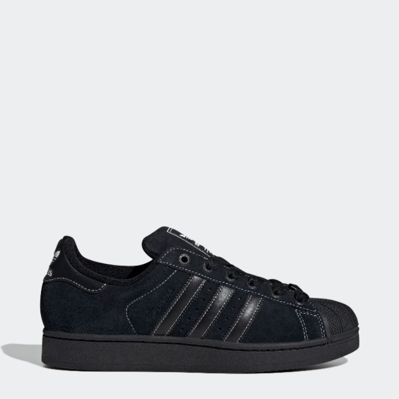 Adidas SUPERSTAR II Core Black Casual Sepatu Pria Original