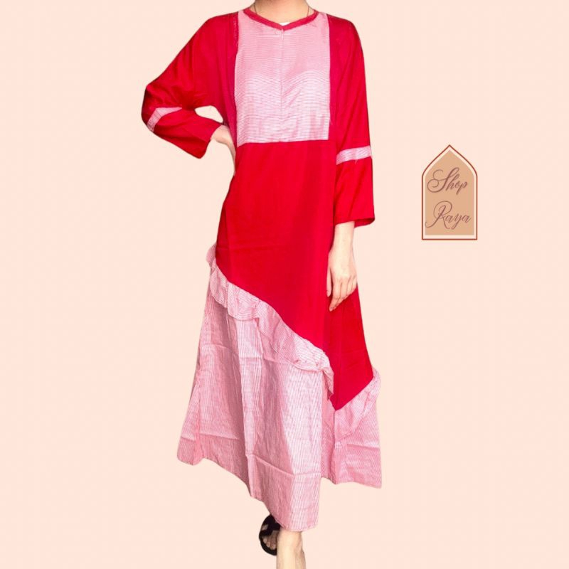 Gamis Kombinasi/ Dress kombinasi