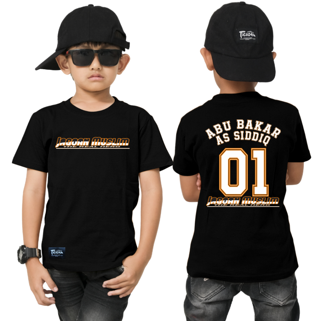 Ticloth Kaos Anak Laki Laki Dakwah Islam Baju 4 Khalifah Limited Edition