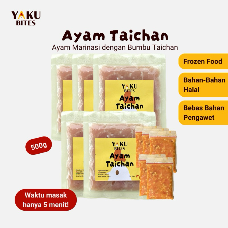 

[BUNDLE] 5 Ayam Taichan Yaku Bites + Alumunium Thermal Mailer