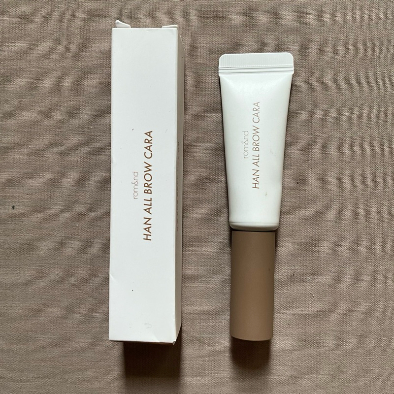 (PRELOVED) ROM&ND Browcara Romand Han All Brow Cara Lip Soft Curling Cream