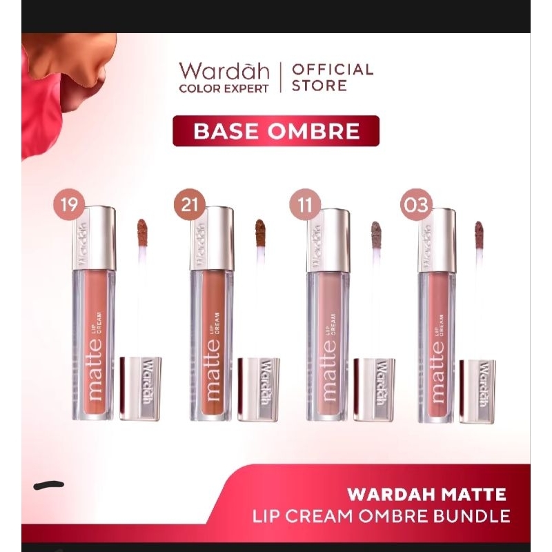 Lipstik Wardah Exclusive Matte Lip Cream 100% Original