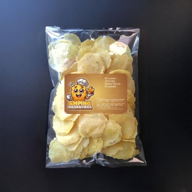 

EMPING MELINJO TIPIS KERING 100% ORIGINAL SIAP GORENG