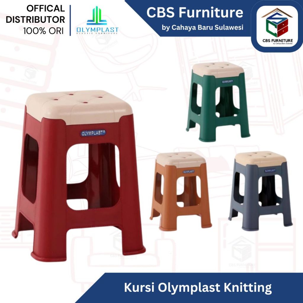 Olymplast - Kursi Bangku Bakso Olymplast Knitting Stool