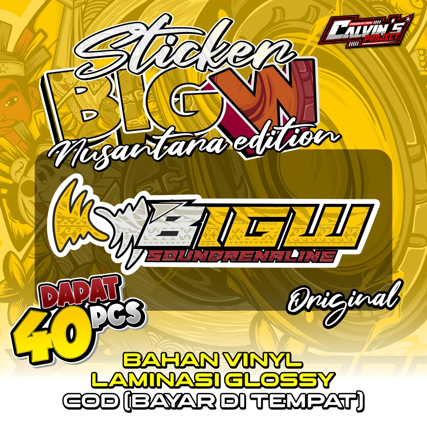 

ORIGINAL STIKER BIGW NUSANTARA V1 VERSION by CALVIN'S PROJECT