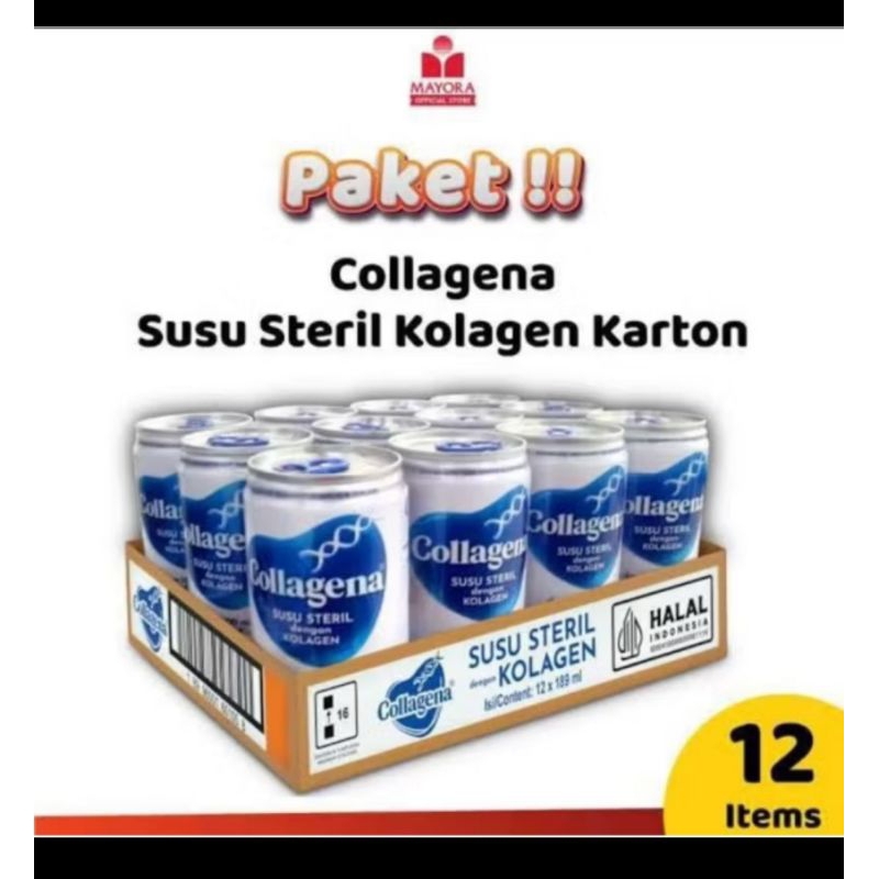 

COLLAGENA ISI 5 DUS SUSU STERIL KOLAGEN PER KARDUS ISI 12 BTL