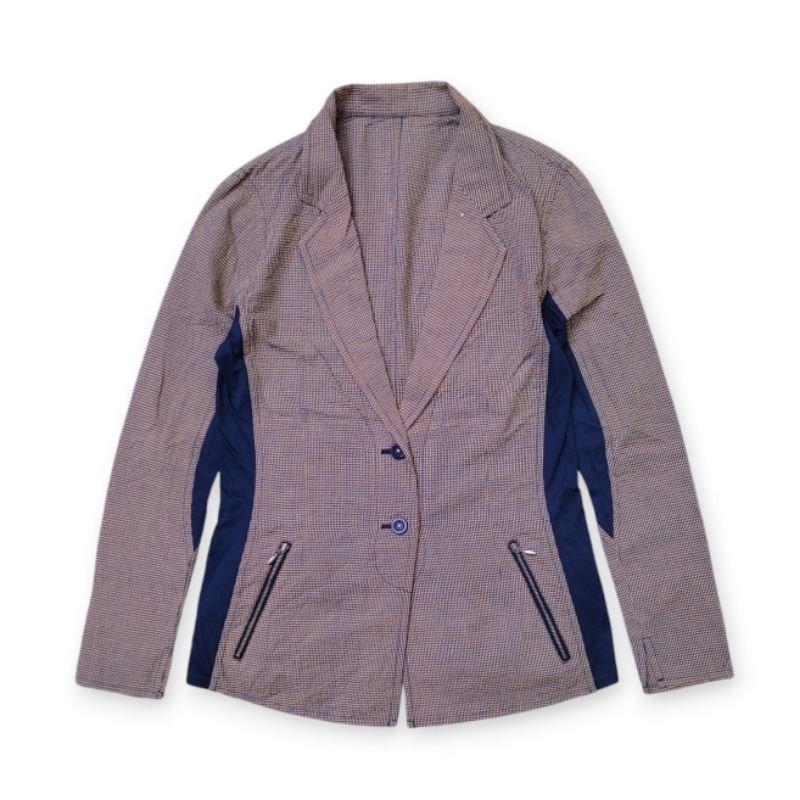 Hiroko Bis Hiroko koshino Gingham Light Blazer Jacket
