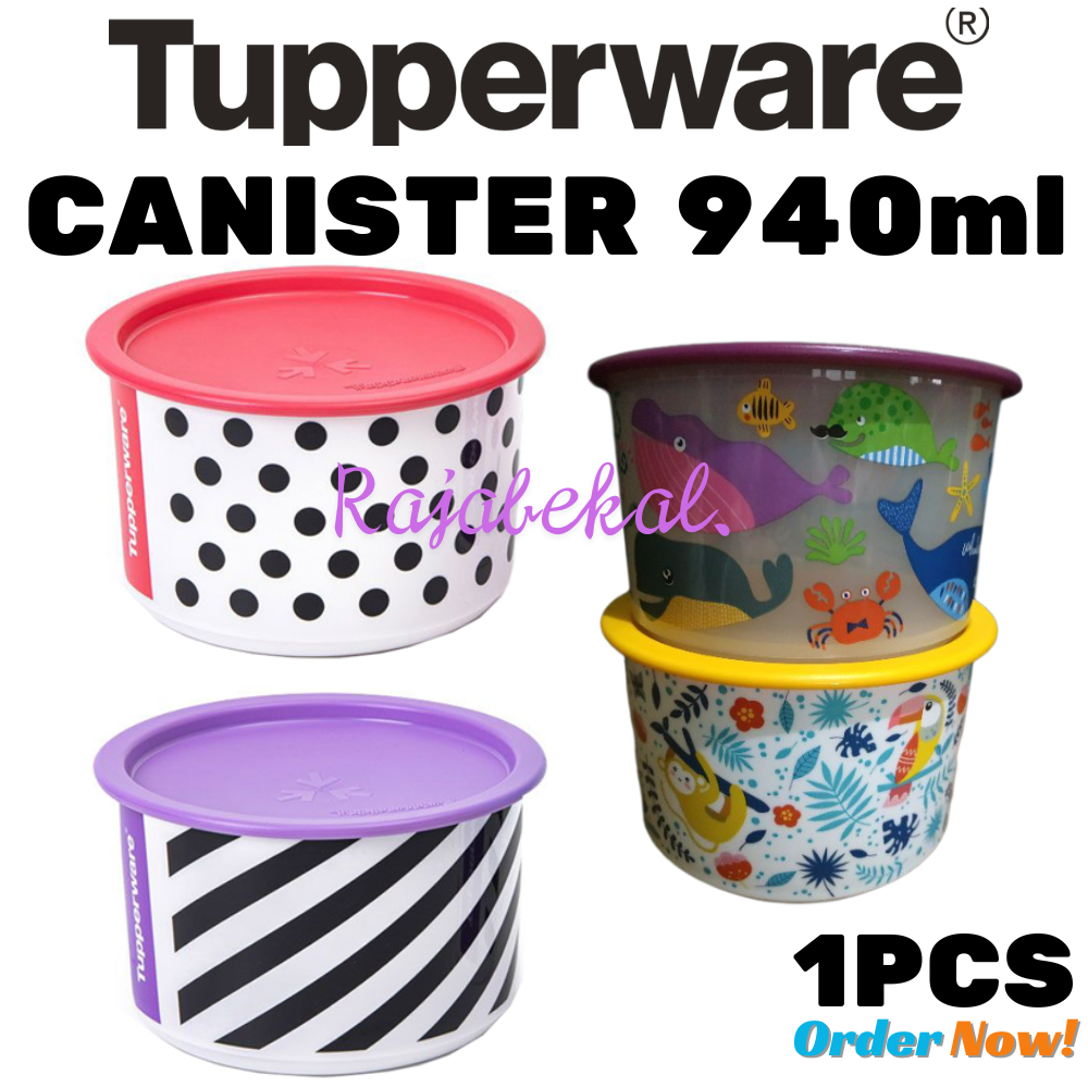 PROMO Tupperware  Canister 940ml toples kue bertutup rapat
