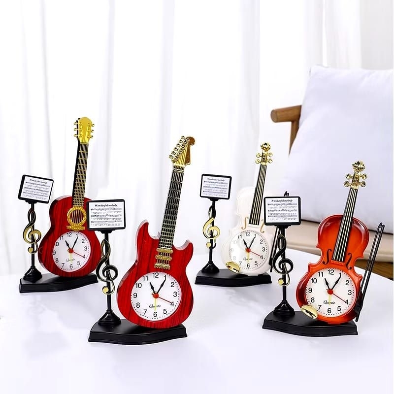 Jam alarm biola kreatif membangunkan jam alarm kecil jam tangan
