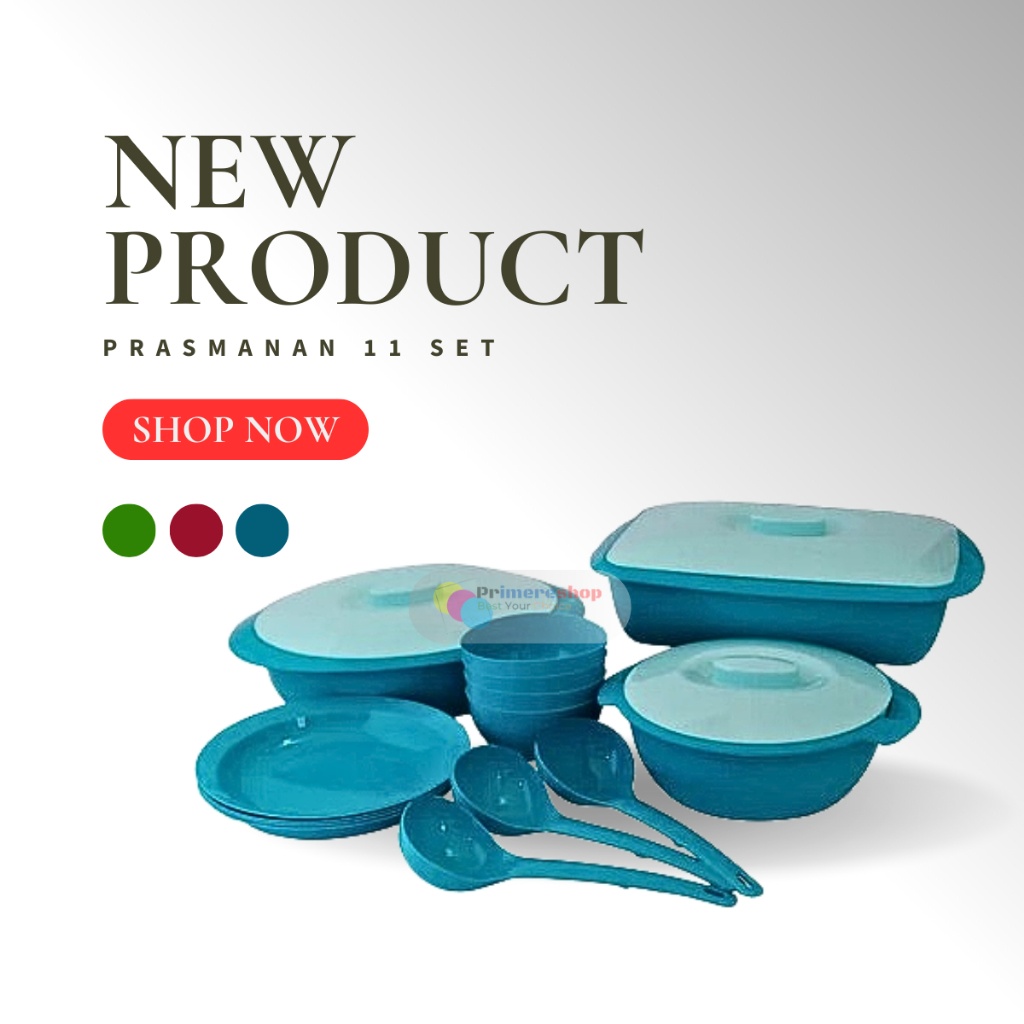 Prasmanan Wadah Saji Plastik Makanan 11 Set Murah