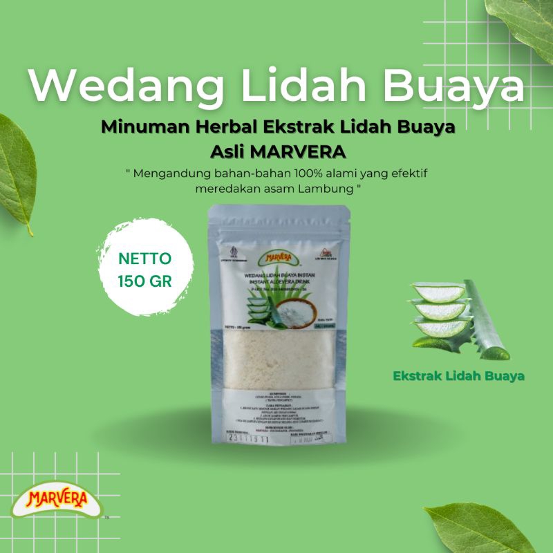 

Wedang Lidah Buaya Instan asli Marvera 150gram Original