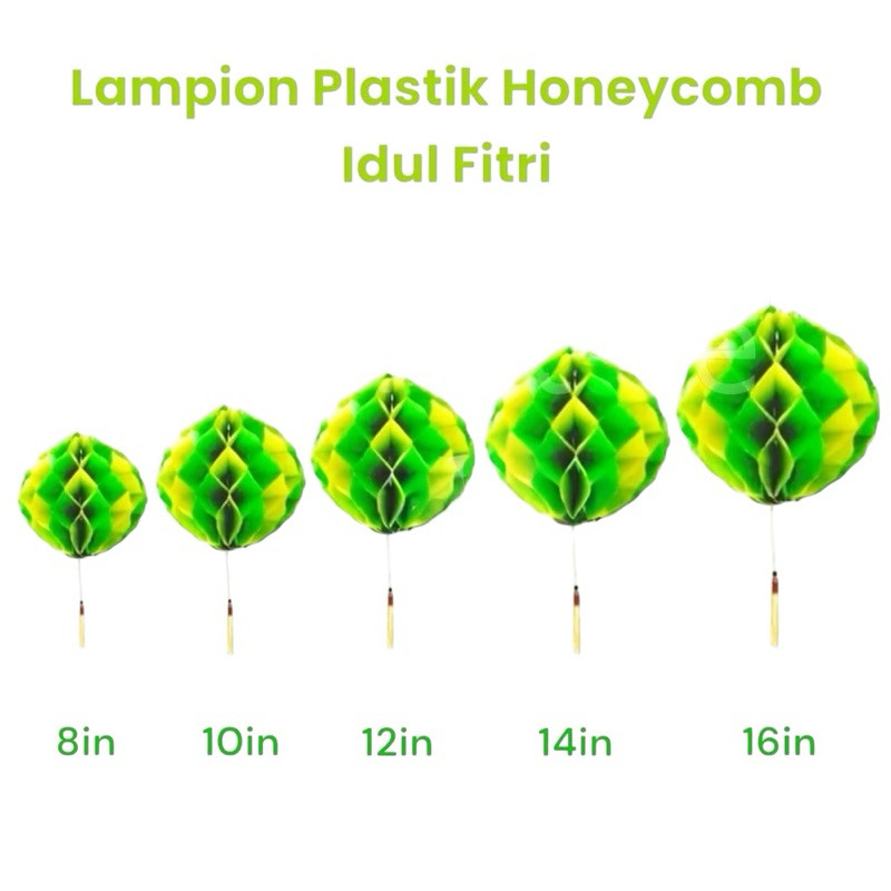 LAMPION LEBARAN LAMPION TAWON IDUL FITRI / HONEYCOMB LAMPION IDUL FITRI LEBARAN