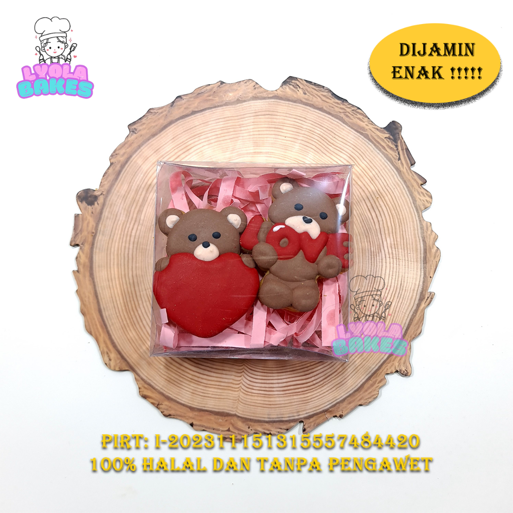 

Cookies Valentine Cookie Kukis Hari Kasih Sayang Enak Halal