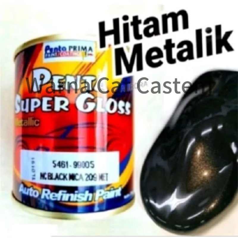 Cat Penta Super Gloss Black Mica 209 Met 5461-99005 Hitam Metalik