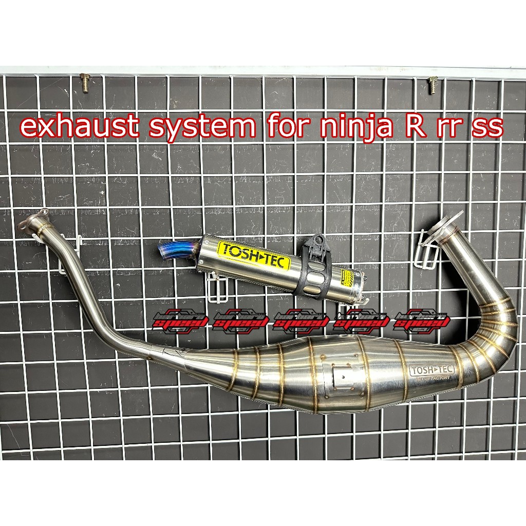 Knalpot Ninja R RR SS TOSTECH Exhaust 2 Tak