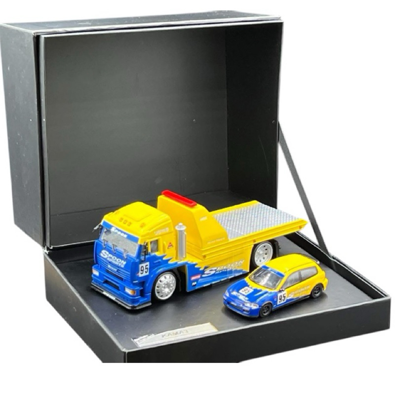 Street Weapon x Stance Hunters Kama Z Modified Trailer Truck + Eg6 Spoon