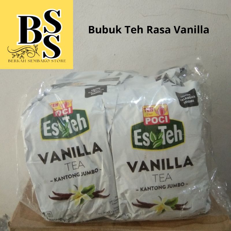 

BSS - Teh Poci VANILLA Kemasan Es Teh Cap Poci 1 Bungkus Isi 4 Kantong Jumbo (100gr)