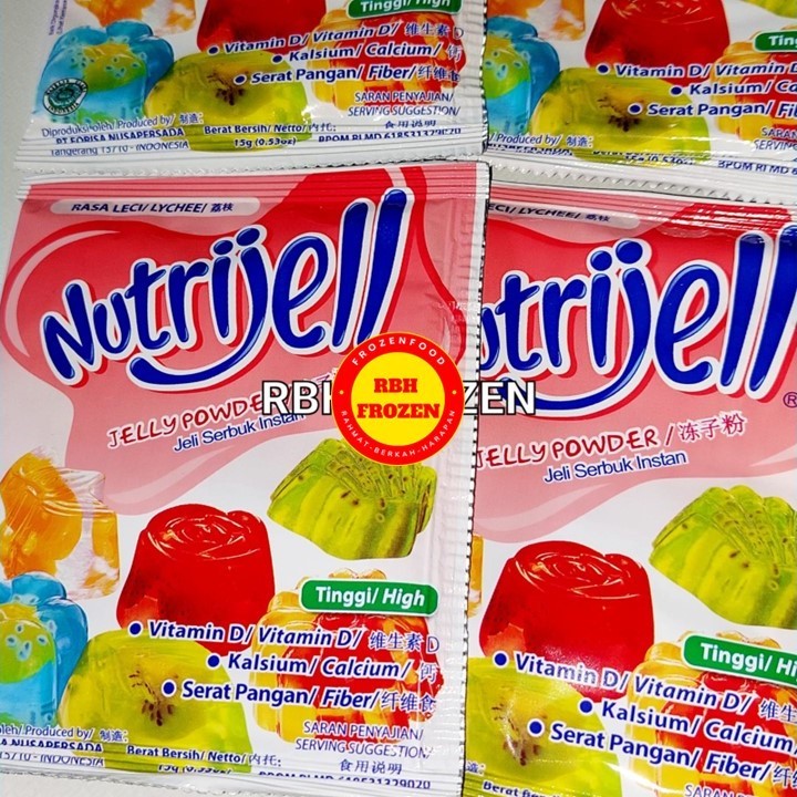 

Nutrijell Rasa Leci / Lychee / Jeli Serbuk Instant / Jelly Powder 15 Gr