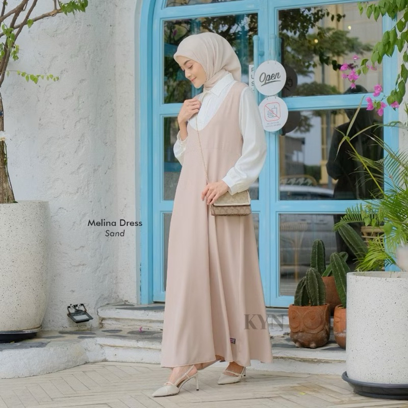 Dress Kyn Cute Korean Style Gamis Preloved Liked New size L