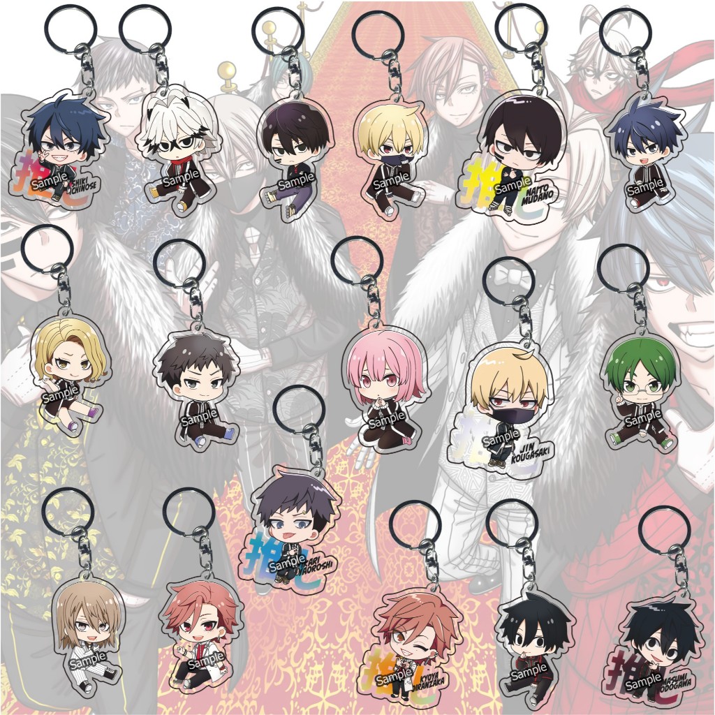 Gantungan Kunci Tougen Anki Ichinose Shiki - Ganci Anime - Key Chain Jin Kogasaki - Souvenir - Kuina