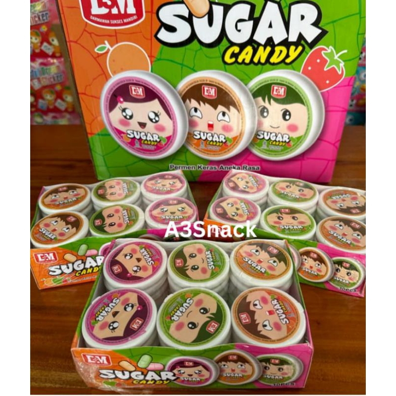 

Dsm sugar candy permen keras aneka rasa buah 1 pack isi 30 pcs