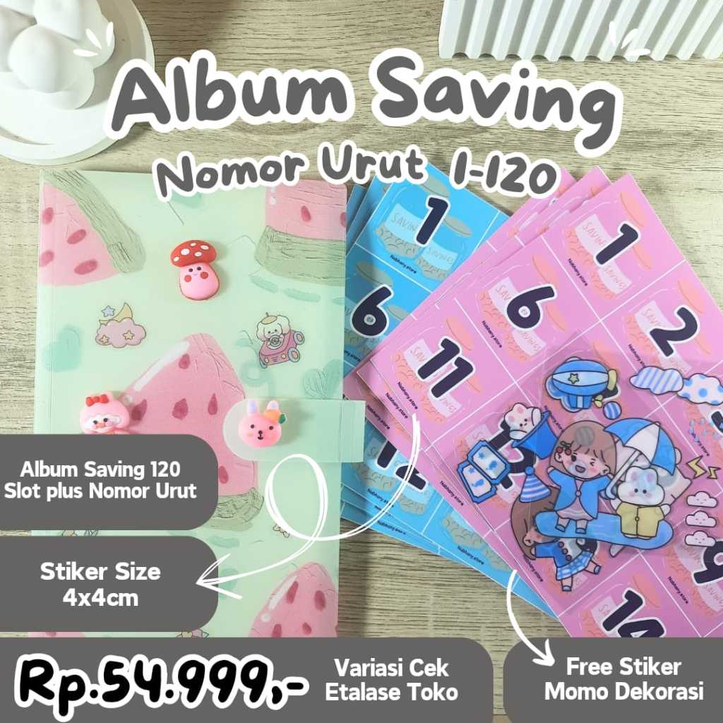 

Saving Album Photocard Challenge | Menabung 120 hari | Saving Album Target