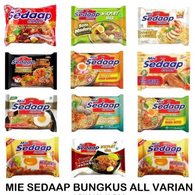 

Mie Sedaap Instant Rasa Sambar Goring
