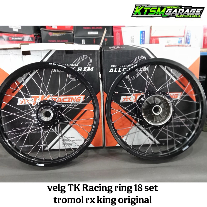 velg rx king tk racing ring 18 set tromol original yamaha genuine parts
