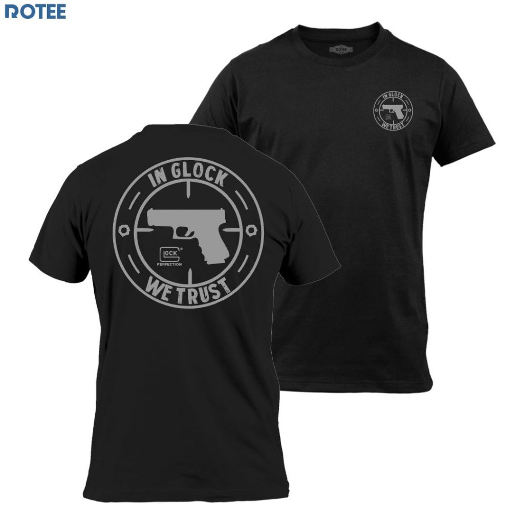 Rotee Kaos Glock Circle We Trust - Cotton Combed Lokal