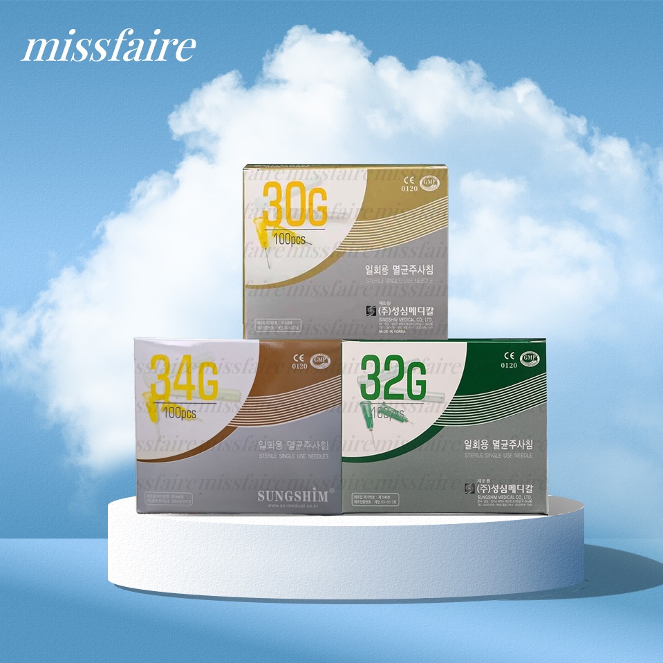 Jarum Meso Sungshim [Box - 30G, 31G, 32G, 33G, 34G]