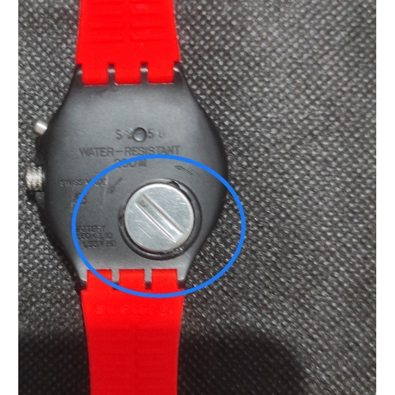 Tutup Batre Swatch Second