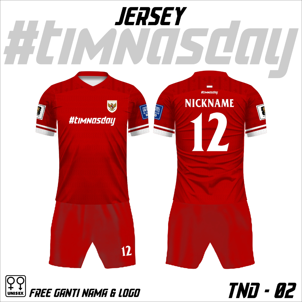 Jersey fans bola baju timnas kaos timnas day lengan panjang