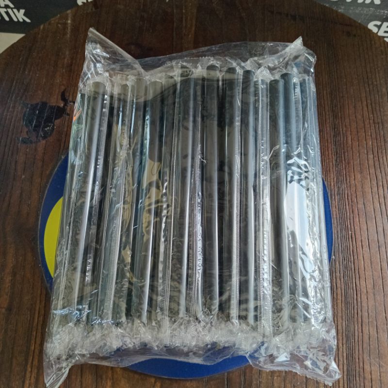 Sedotan Boba Warna Hitam 8 mm