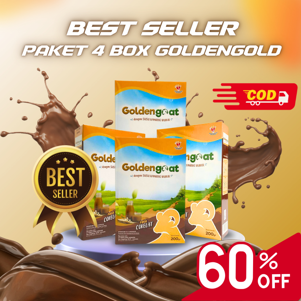 

PROMO GOLDENGOAT SUSU KAMBING ETAWA RASA COKLAT