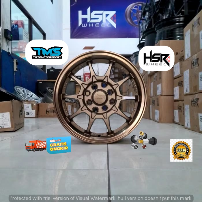 Velg Racing Jdm Ring 15x6.5 Mobil Agya Calya Starlet Etios Vios Yaris Soluna Twincam Ayla Sigra Spin