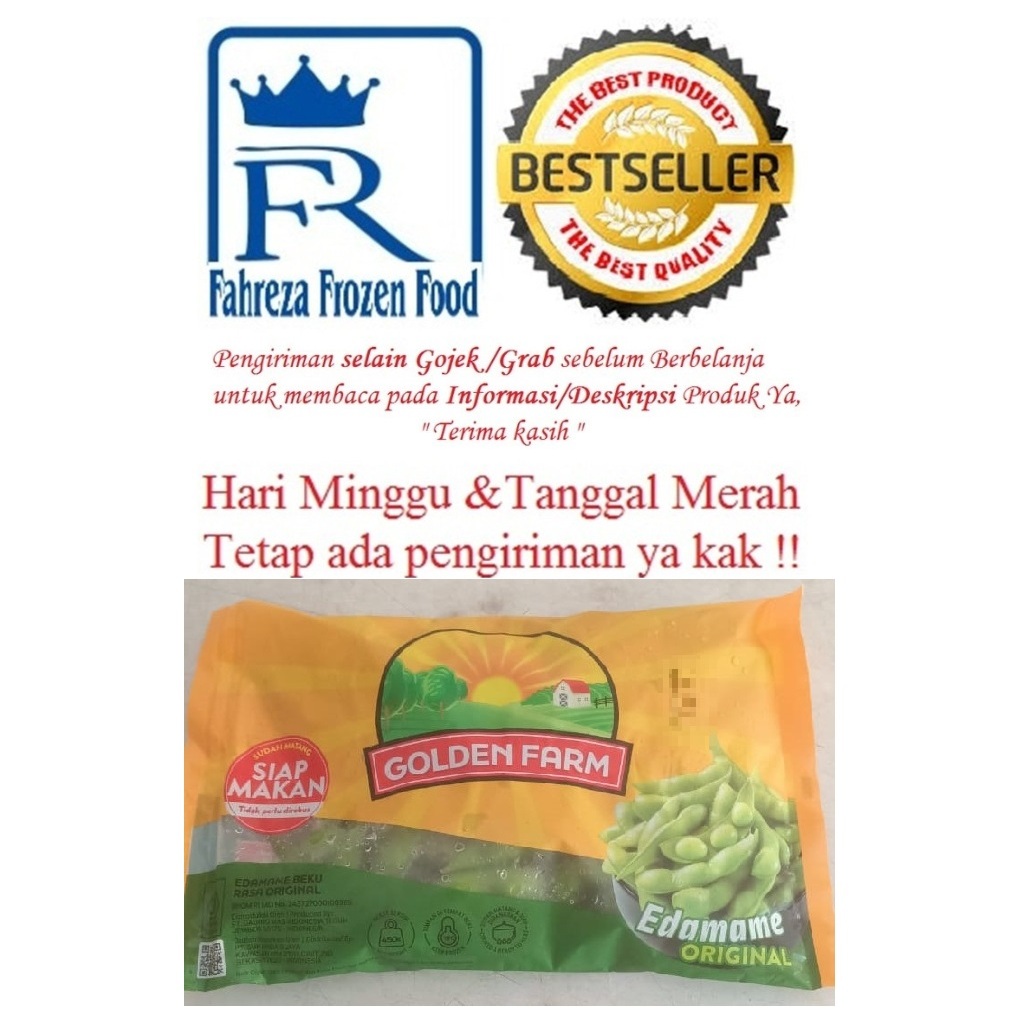 

Golden Farm Edamame Original 450 Gram Harga Murah