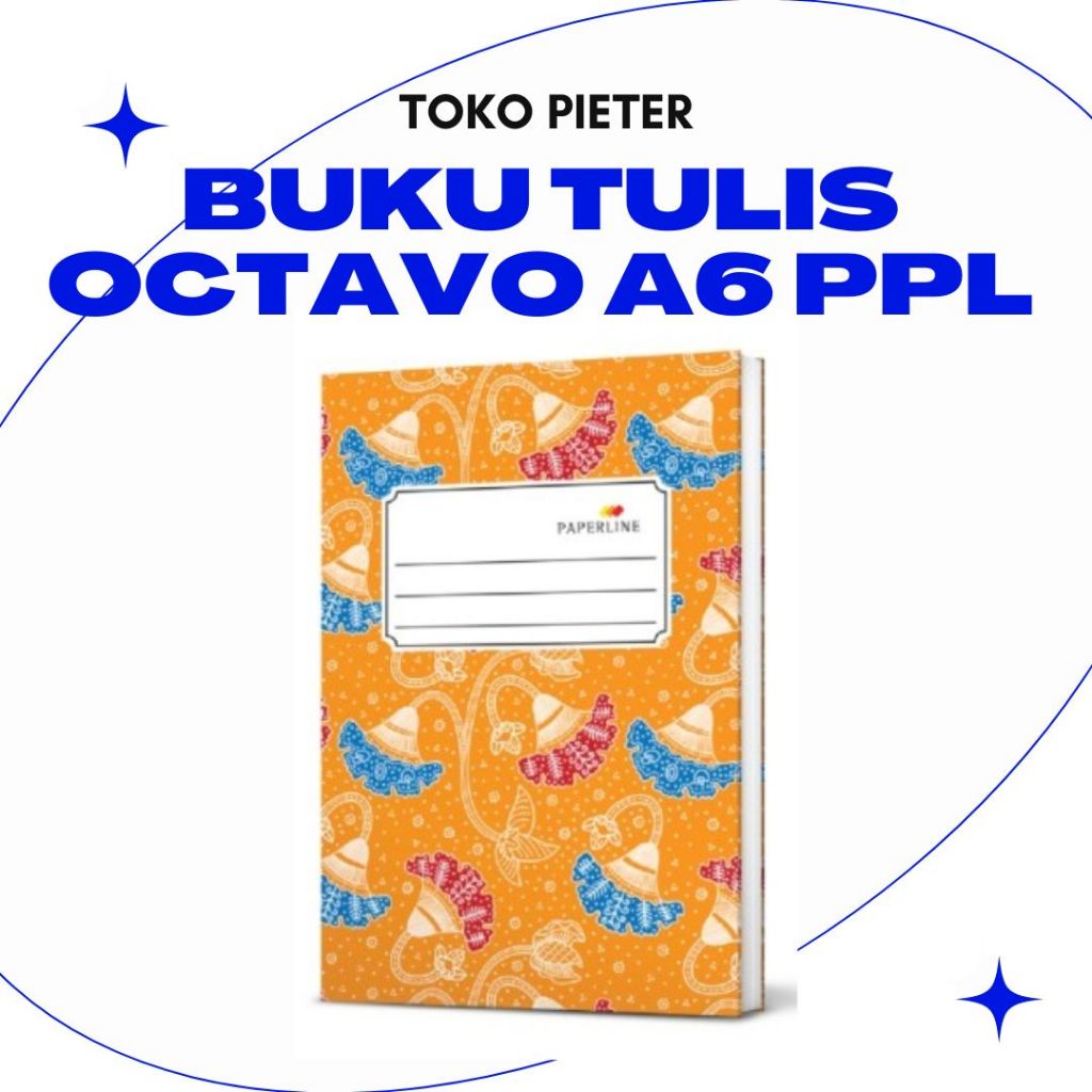 

Buku Oktavo/Oktafo 100 Paperline/PPL Hard Cover/Cover Keras isi 5