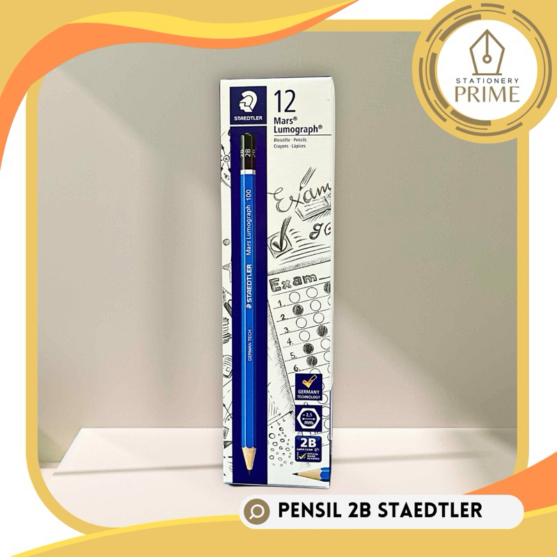 

Ay00! Pensil Staedtler 2B Biru (Isi 12 Pcs)